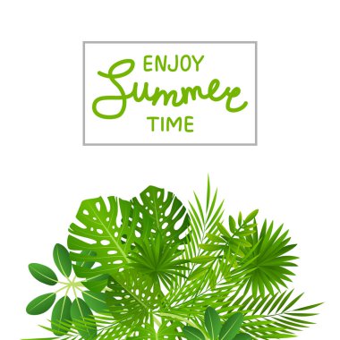 tropik yapraklar arka plan  