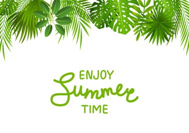 tropik yapraklar arka plan  