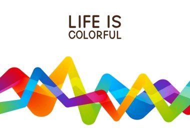 arka plan gökkuşağı tasarım öğeleri ile