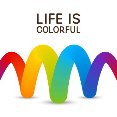 arka plan gökkuşağı tasarım ile