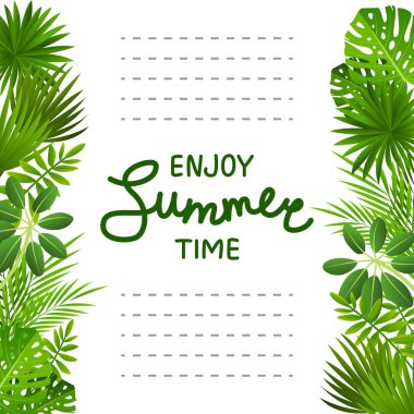 tropik yapraklar arka plan 