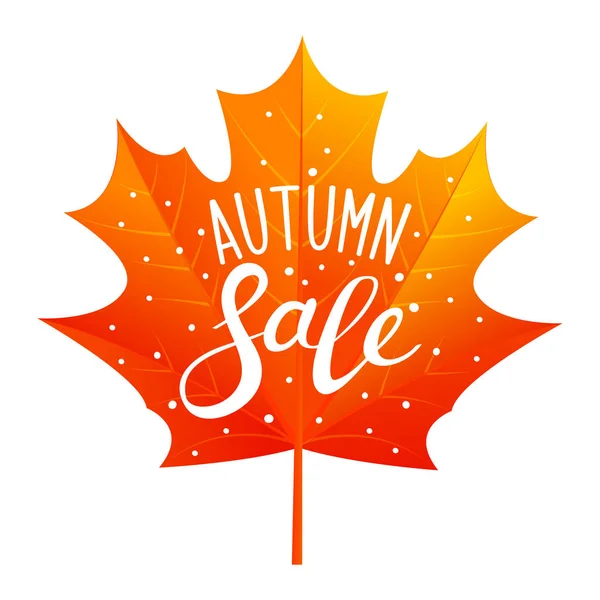 Texto venta otoño — Vector de stock