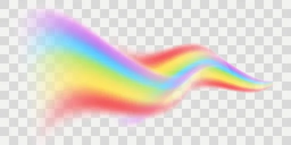 Regenbogen mit transparenter Wirkung — Stockvektor