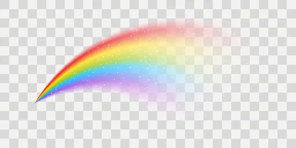 Rainbow z efekt przezroczystości — Wektor stockowy