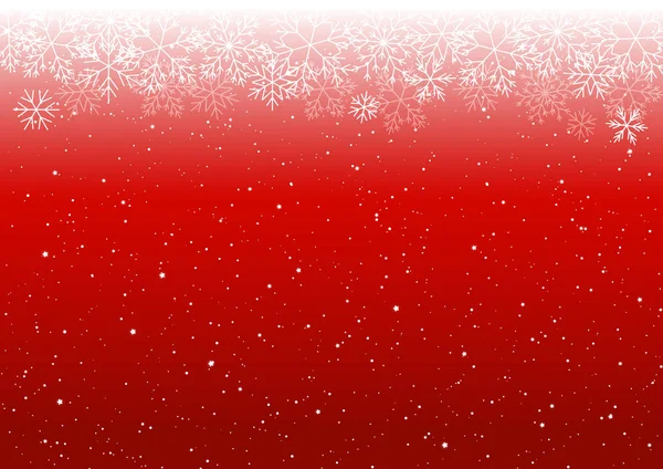 Kar taneli Noel arkaplanı — Stok Vektör