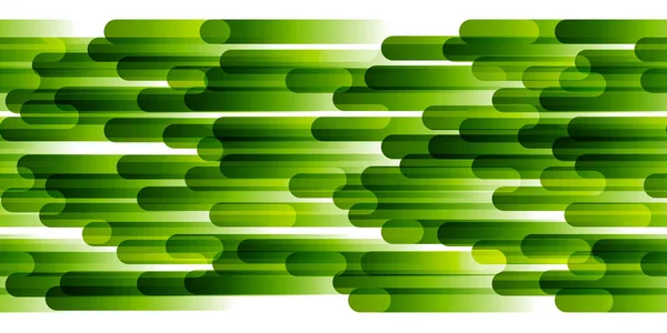 Бесшовная Граница Зелеными Полосами Векторная Иллюстрация — стоковый вектор