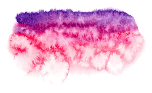 Peinture vectorielle rose et violette isolée sur blanc — Image vectorielle