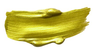 Beyaz arkaplanda izole edilmiş sarı yeşil metalik doku