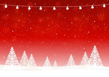 Yıldızlı gece geçmişinde Noel baloları olan tebrik kartı