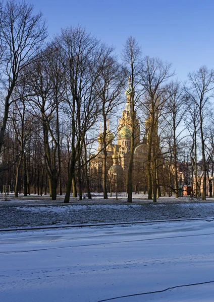 Kerk op het bloed spilled Rechtenvrije Stockfoto's