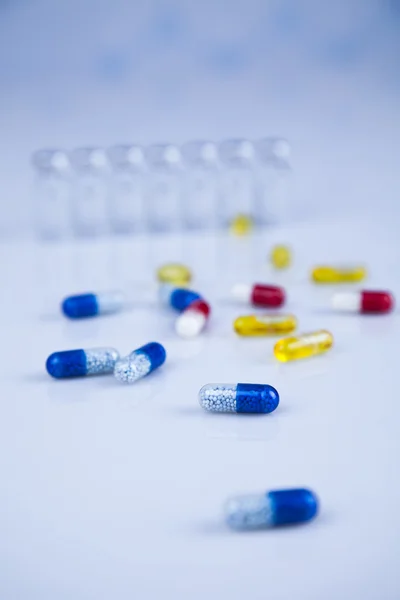 Close up of medicine capsules — Stock Photo, Image