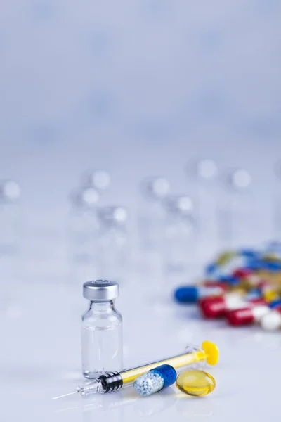 Composition with variety of drug pills — Stock Photo, Image