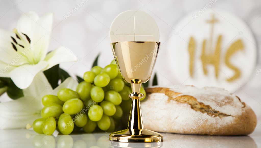 Holy Communion concept of christian religion