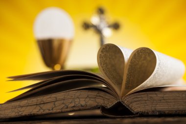 Eucharist ve cemaat arka plan kutsallığı