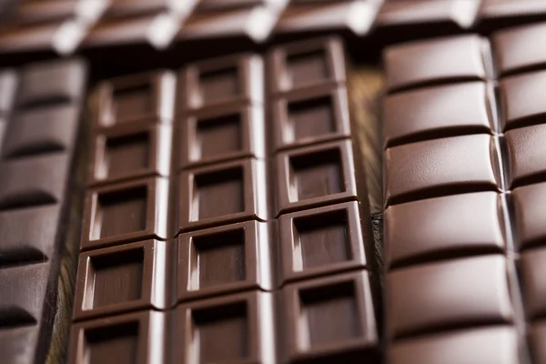 Chocoladerepen close-up — Stockfoto