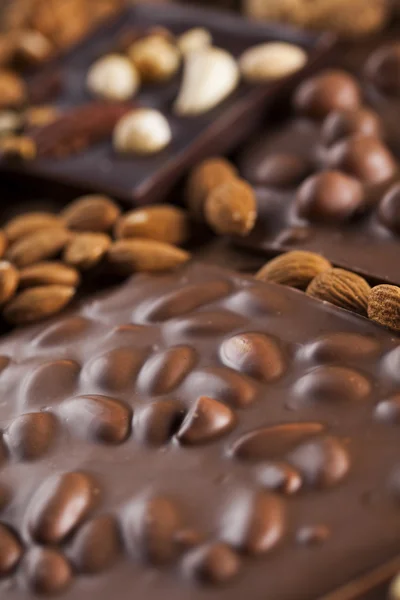 Aromatyczne kakao i czekolada — Zdjęcie stockowe