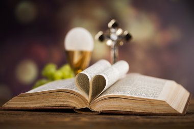 Eucharist simgesi olan komünyon ayini