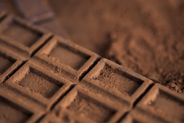 Chocoladerepen close-up — Stockfoto