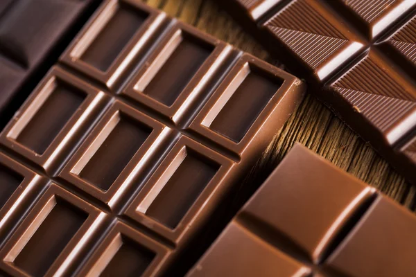 Barres chocolatées Fermer — Photo