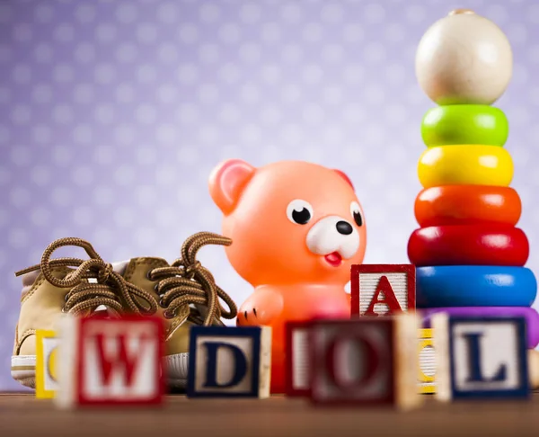 Brinquedos coloridos para crianças — Fotografia de Stock