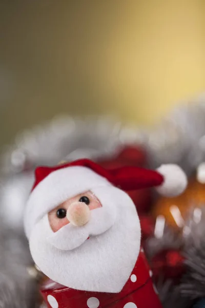 Santa and  Merry Christmas — Stock Photo, Image