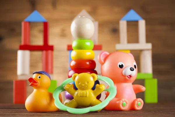 Bebek dünya oyuncak koleksiyonu — Stok fotoğraf