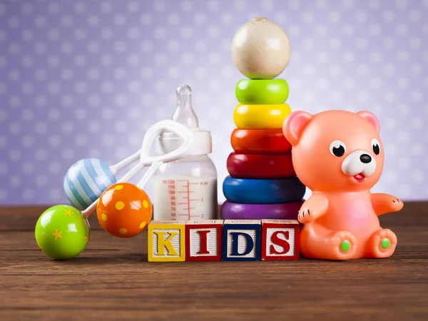 Colorful children toys — Stock Photo, Image