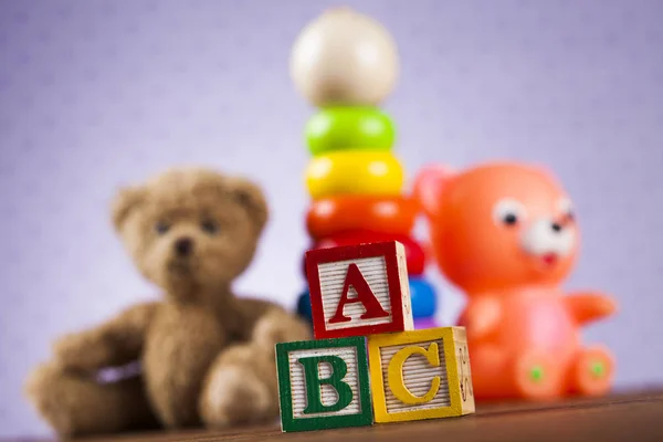 Colorful toys for kids — Stock Photo, Image