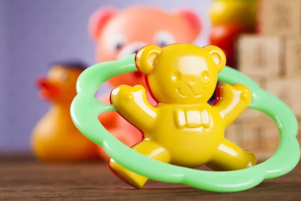 Çocuklar için renkli oyuncaklar Stok Resim