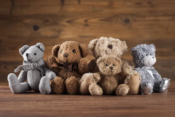 Teddy bears on  background — Stock Photo, Image