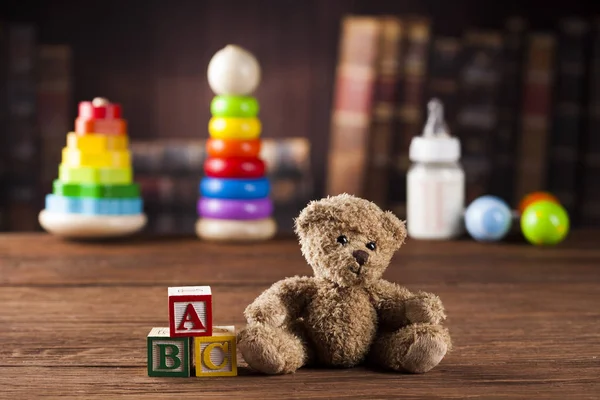 Teddybär im Hintergrund — Stockfoto