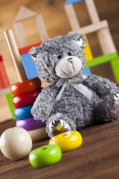 Teddybär im Hintergrund — Stockfoto