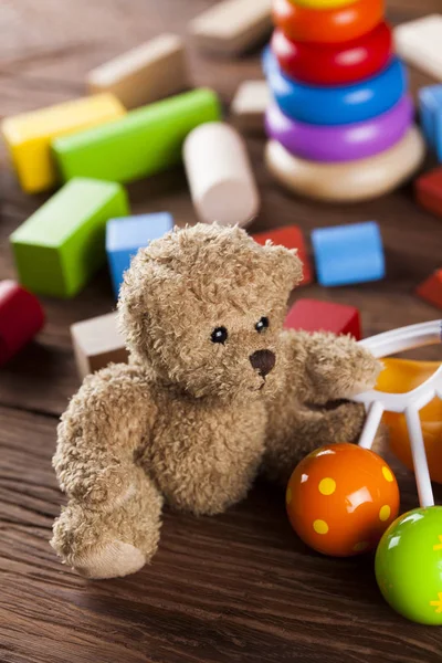 Baby na świecie kolekcja zabawek — Zdjęcie stockowe