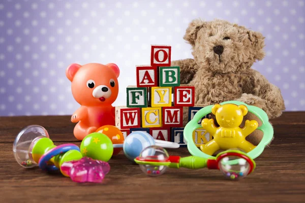 Wooden Toys collection — Stock Photo, Image