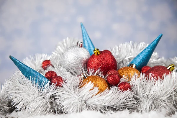 Balls on shiny background — Stock Photo, Image