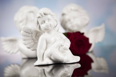 Çiçek meleklerle. Kavramı 