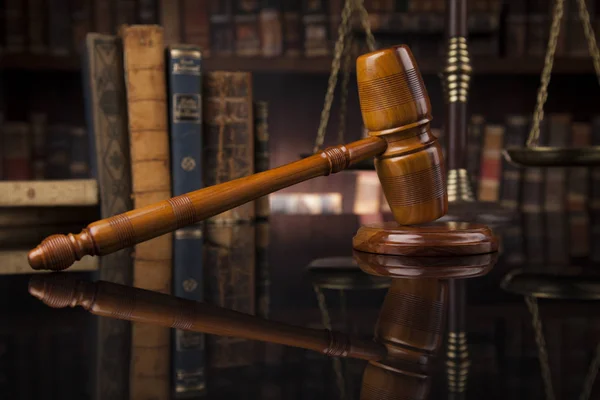 Court gavel, mallet of justice — Stock Photo, Image