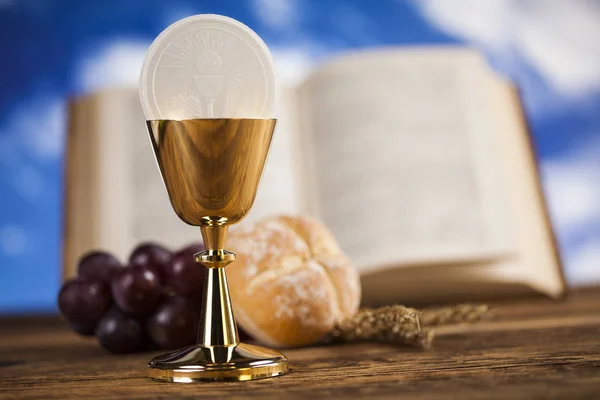 Sakrament der Kommunion, eucharistisches Symbol — Stockfoto