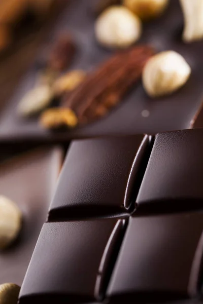 Chocolate barras caseras — Foto de Stock