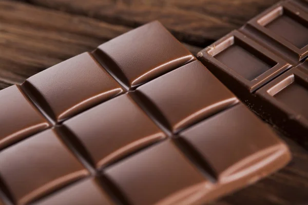 Homemade chocolate bars — Stock Photo, Image