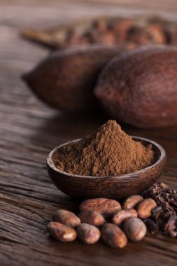 Kakao pod ve kakao çekirdekleri 