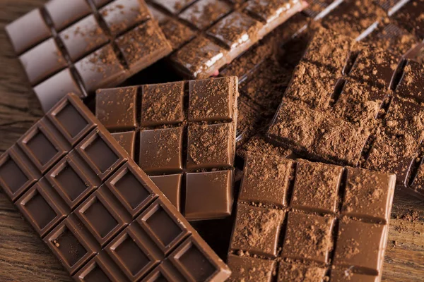 Cacau aromático e chocolate — Fotografia de Stock