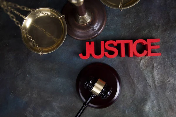 Tema de derecho, concepto de justicia —  Fotos de Stock