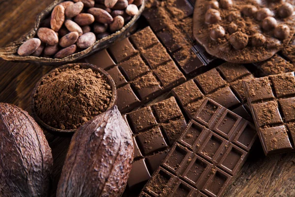 Domácí čokoládové tyčinky — Stock fotografie