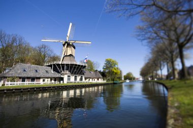Hollanda 'da anaokulunda yel değirmeni