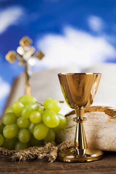 Sacrament of communion, Eucharist symbol — Stock Photo, Image