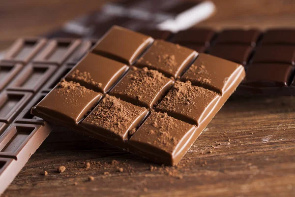 Homemade chocolate desserts — Stock Photo, Image