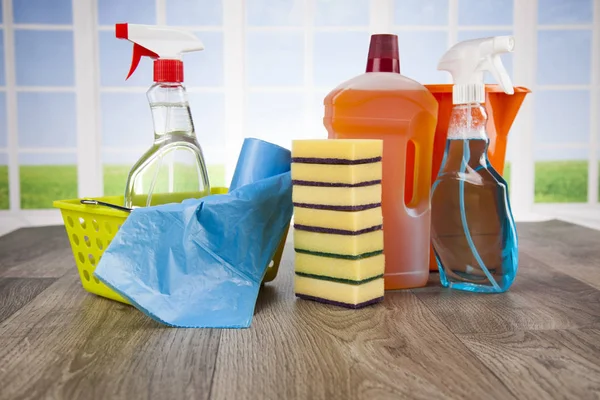 House cleaning products — Stock Photo, Image