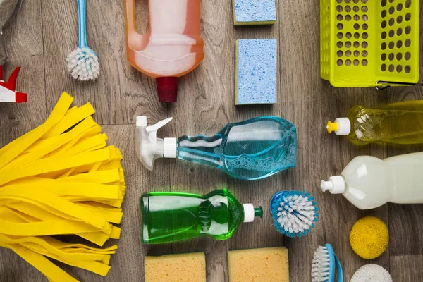 Variety of cleaning products — Stock Photo, Image