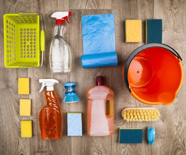 Variety of cleaning products — Stock Photo, Image